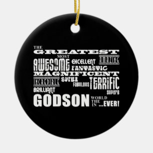 Stilvolle Modern & Fun Godsons : Bester Godson Keramik Ornament