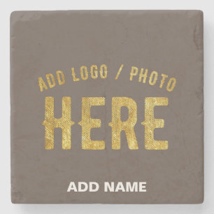 STILVOLLE MODERNE ANPASSBARE KAFFEE-MARKE MIT TÜV- STEINUNTERSETZER