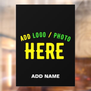 STILVOLLE MODERNE ANPASSBARE SCHWARZE BESTÄTIGTE M FENSTERAUFKLEBER