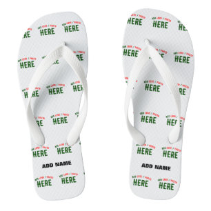 STILVOLLE MODERNE ANPASSBARE WEISSE VERIFIZIERTE M FLIP FLOPS