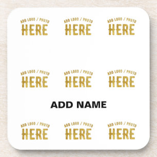 STILVOLLE MODERNE ANPASSBARE WEISSE VERIFIZIERTE M GETRÄNKEUNTERSETZER