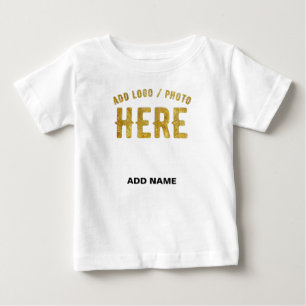 STILVOLLE MODERNE ANPASSBARE WEIßE VERIFIZIERTE MA BABY T-SHIRT