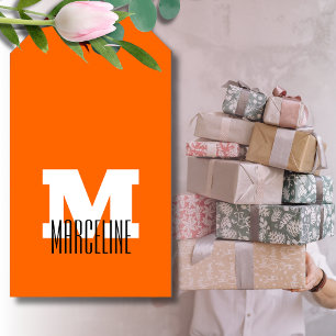 Stilvolle moderne Bezeichnung Initial   Neon Sunse Geschenkanhänger