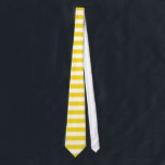 Stilvolle, moderne, farbgelbe, gelbe, gestreifte V Krawatte<br><div class="desc">Stilvolles,  modernes Design Gelb-Weiß gestreifte Vorlage Elegant Neck Tie.</div>