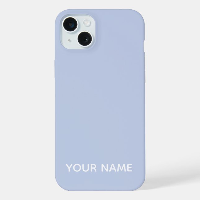 STILVOLLE MODERNE INDIVIDUELL ANGEPASSTER NAME BLA iPhone HÜLLE (Rückseite)