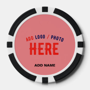 STILVOLLE MODERNE INDIVIDUELLE LACHSFARBENE VERIFI POKERCHIPS