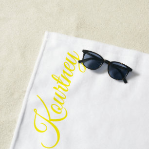 STILVOLLE MODERNE INDIVIDUELLE NAME BRIDGE BACHELO STRANDTUCH