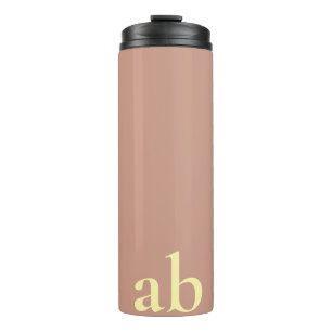 STILVOLLE MODERNE INDIVIDUELLE NAME DUSKY ROSE FIT THERMOSBECHER