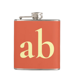 STILVOLLE MODERNE INDIVIDUELLE NAME GELB ORANGE HO FLACHMANN