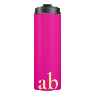 STILVOLLE MODERNE INDIVIDUELLE NAME HEISS PINK FIT THERMOSBECHER