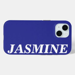 STILVOLLE MODERNE INDIVIDUELLE NAME MASSIVE BLAUE Case-Mate iPhone HÜLLE