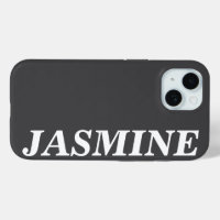 STILVOLLE MODERNE INDIVIDUELLE NAME MASSIVE DUNKEL