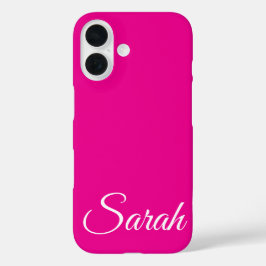 Stilvolle moderne klassische, individuelle Benennu iPhone 16 Hülle