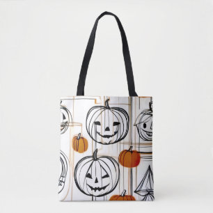 Stilvolle, moderne Kunst Kürbis Halloween Thema