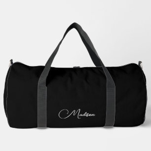 Stilvolle moderne Minimalistische Skriptbezeichnun Duffle Bag