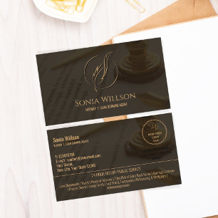 Stilvolle moderne Notar- und Kreditsignatur-Agent Visitenkarte