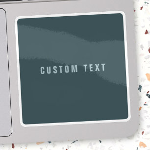 Stilvolle moderne Suchbegriffe Blue Gray Aufkleber