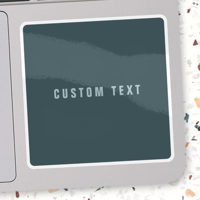 Stilvolle moderne Suchbegriffe | Blue Gray Aufkleber (Von Creator hochgeladen)