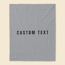 Stilvolle moderne Suchbegriffe | Grau und Schwarz Fleecedecke