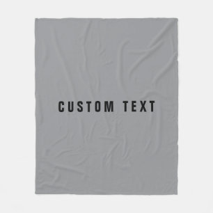 Stilvolle moderne Suchbegriffe   Grau und Schwarz Fleecedecke