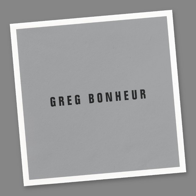 Stilvolle moderne Suchbegriffe | Grau und Schwarz Serviette (Von Creator hochgeladen)