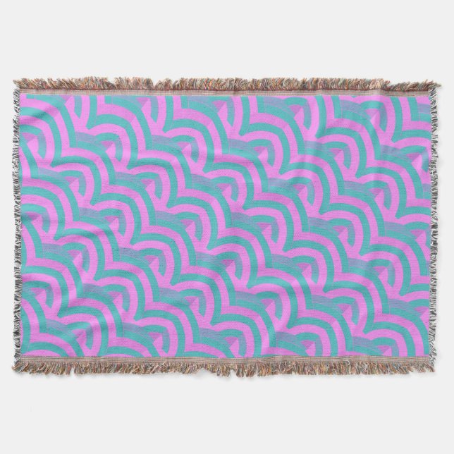 stilvolle, moderne und elegante Chevrons Decke (Vorderseite)