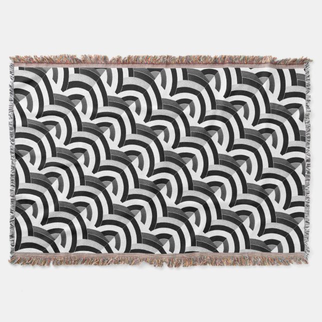 stilvolle, moderne und elegante Chevrons Decke (Vorderseite)