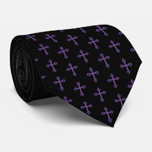 Stilvolle Monogram Christlich CROSS Neck Tie Krawatte
