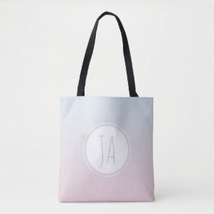 Stilvolle Monogram-Initials Simple Ombre