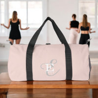 Stilvolle Monogramm Typografie Blush Pink