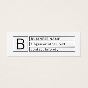 Stilvolle Monogramm und Firmenname (oder anderer T