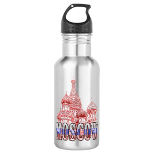 Stilvolle Moskauer Wasserflasche der Russischen Fö