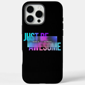 Stilvolle muffige Typografie inspirierendes Zitat  iPhone 16 Pro Max Hülle