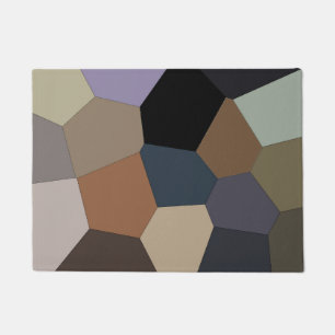 Stilvolle Muster erdfarbene Farbe Fußmatte
