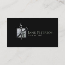 Stilvolle Mutter Perlhaarstylienmonogramm