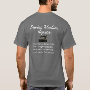 Stilvolle Nähmaschinenreparatur Business T - Shirt