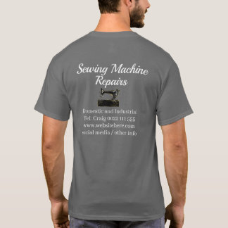 Stilvolle Nähmaschinenreparatur Business T - Shirt