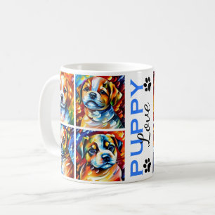 Stilvolle Niedliche Welpen Kaffeemaschine Tasse