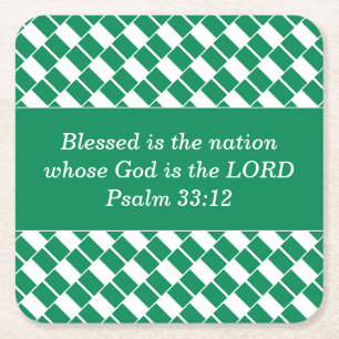 Stilvolle NIGERIA FLAG Rechteckiger Pappuntersetzer