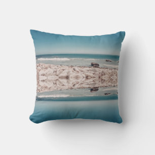 Stilvolle Ocean Beach Landschaft Throw Kissen