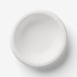 Stilvolle Off-White Paper Bowls 7 Zoll für Ansamml Pappteller