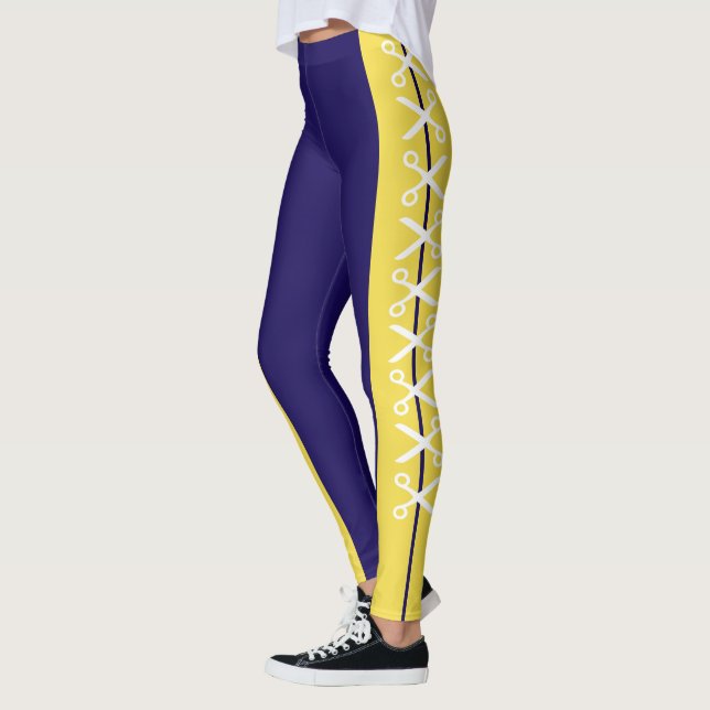 Stilvolle Open Cutting Scheren Leggings (Links)