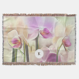 Stilvolle Orchids | Initial hinzufügen Decke