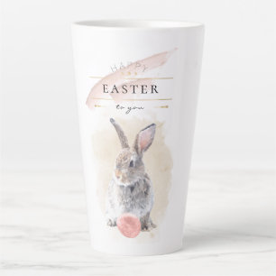 Stilvolle Ostersonne Happy Oaster Watercolor Art Milchtasse
