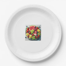 Stilvolle Papierplatte