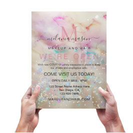 Stilvolle Pastel Marbled Alcohol Ink Eleganter Gli Flyer