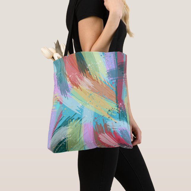 Stilvolle Pastelfarben Abstrakte Kunst (Von Nahem)