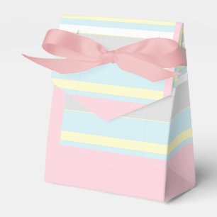 Stilvolle Pastell-Linien-Streifen-Geschenk-Verpack Geschenkschachtel