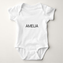 Stilvolle Personalisierte Baby Bodysuit mit Namen