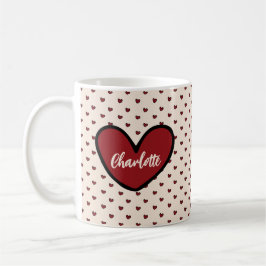 Stilvolle Personalisierte Geschenkidee Sweet Heart Kaffeetasse